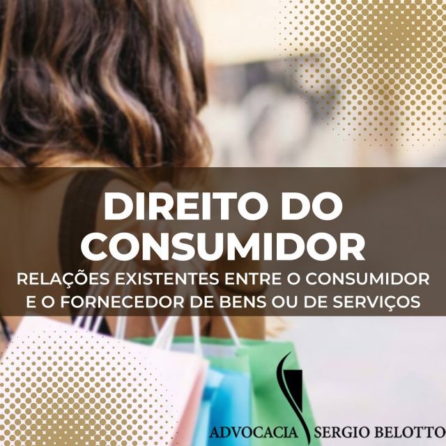 O Direito do Consumidor é o conjunto de regras e princípios jurídicos que trata das relações de consumo, isto é, as relações existentes entre o consumidor e o fornecedor de bens ou de serviços.

É um ramo recente e específico, que tem como objetivo disciplinar relações que normalmente não são equilibradas, já que o consumidor, destinatário final de um produto ou serviço, não tem usualmente o mesmo conhecimento sobre o produto ou poder econômico que o fornecedor.

Nessas horas, contar com uma assessoria jurídica de excelência faz toda a diferença.

Para maiores informações:

Advocacia Sergio Belotto
📞 14 | 3416-3111
📞 14 | 3416-3112
📍 Av. José Galdino do Amaral Carvalho, 96 • Jd. Paineiras • Jaú/SP
🖱 www.sergiobelottoadvogados.com.br

.

#AdvocaciaSergioBelotto #advogados #advocacia